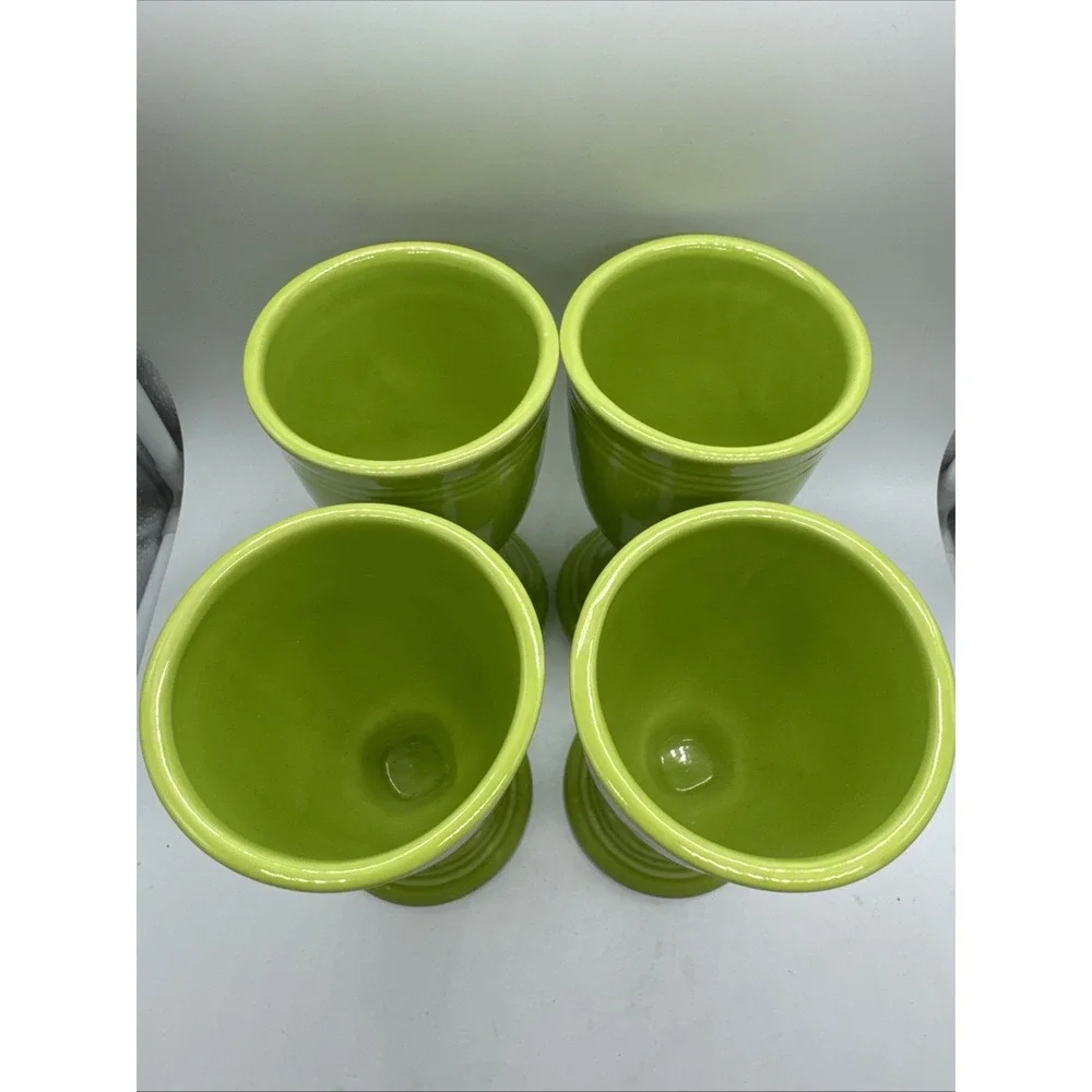 Fiestaware Chartreuse Goblet Set of 4 -NIB